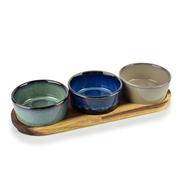 Deska z 3 miskami Allesken MODERN KITCHEN (110 ml)