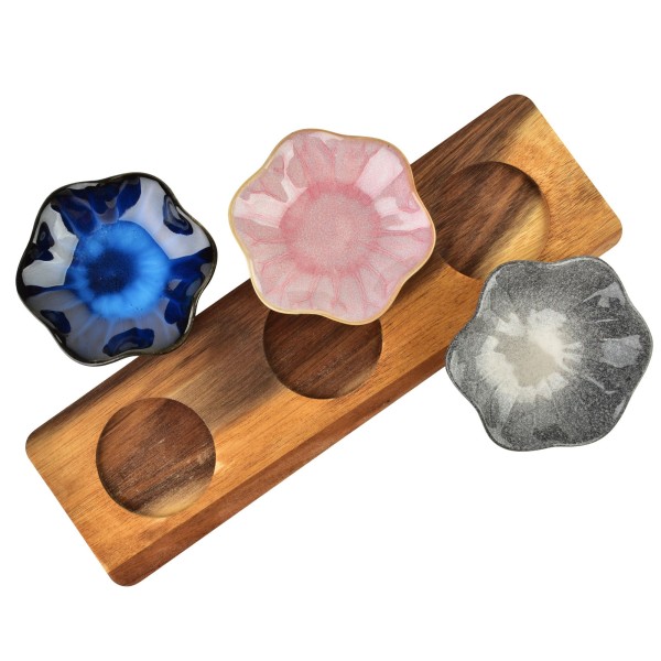 Deska z trzema miskami Allesken MODERN KITCHEN (80 ml)