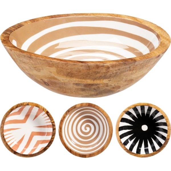 Візерунчаста миска 24 см мікс