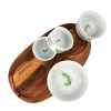 Deska do serwowania z 4 miskami Allesken MODERN KITCHEN (28x16x1,2 cm)