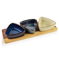 Deska z 3 miskami Allesken MODERN KITCHEN (3×9×3,5 cm)