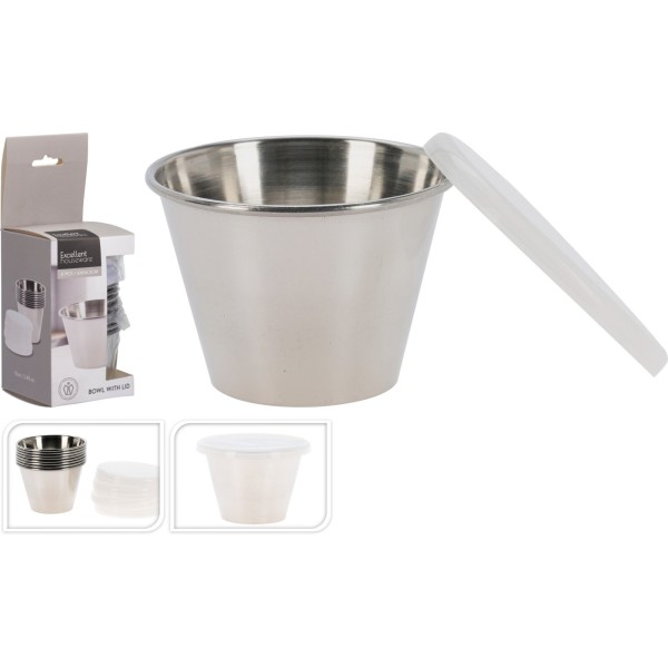 НАБІР З 8 МИСОК З КРИШКОЮ