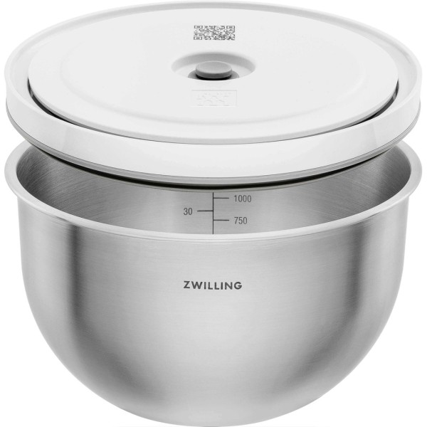 Сталева миска ZWILLING FRESH & SAVE з кришкою 1,75 л, срібляста