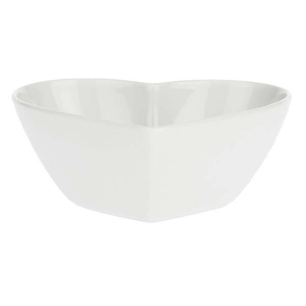 Miska w kształcie serca La Porcellana Bianca CUPIDO (15 cm)