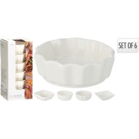Zestaw misek na przekąski Mondex 6 (porcelanowe)