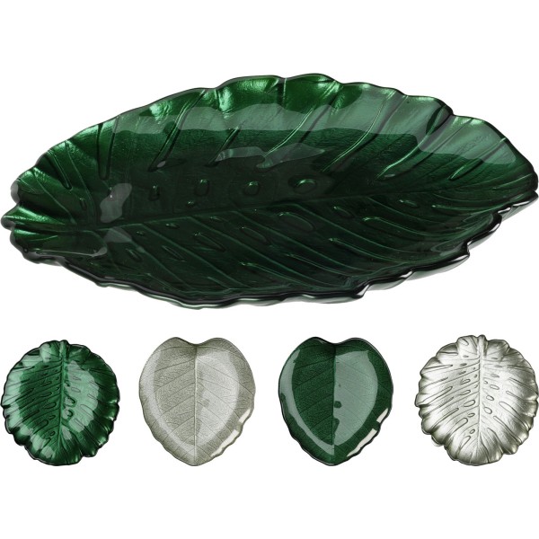 СКЛЯНА ТАРІЛКА ДІАМЕТРОМ 28 СМ 2 види