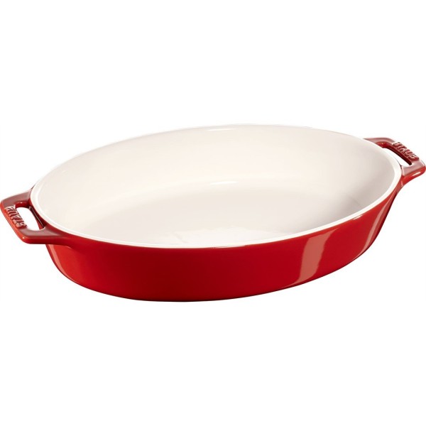 Owalny półmisek Staub COOKING (2,3 l, czerwony)