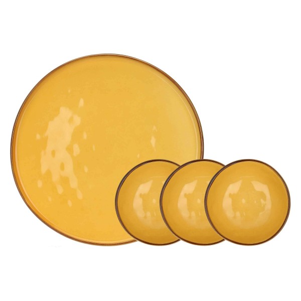 Zestaw do przystawek Rose&Tulipani CONCERTO OCRA (4 elementy)