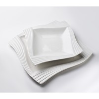 Talerz płaski Mondex BASIC FALA (24×32,5 cm)