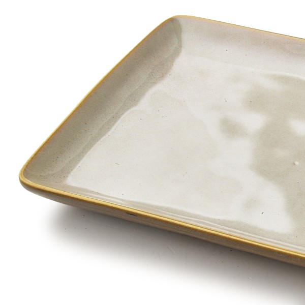 Прямокутна тарілка BASIC NATURE 36x19 см