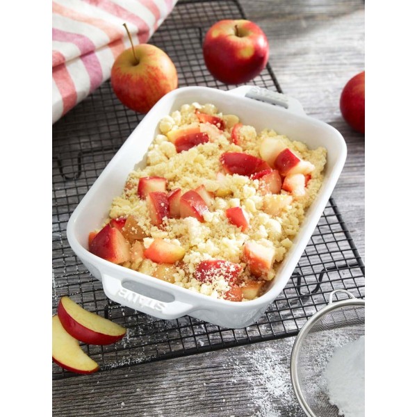 Półmisek prostokątny Staub COOKING (4,5 l, biały)