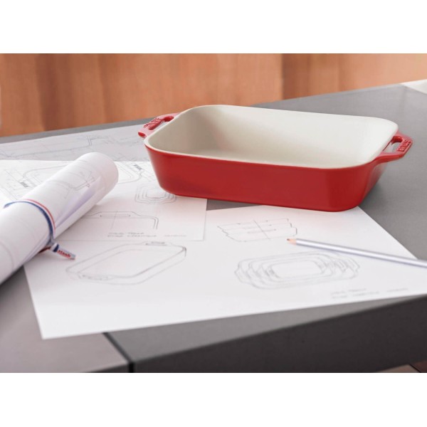 Prostokątny półmisek ceramiczny Staub COOKING (2,4 l)