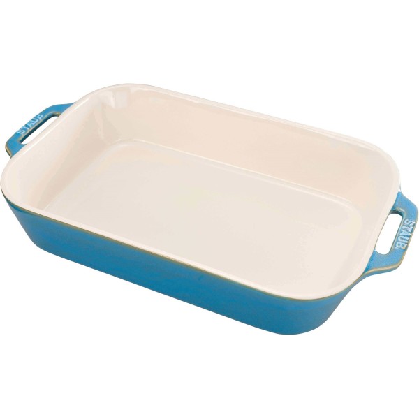 Zestaw 3 półmisków prostokątnych Staub COOKING (antyczny turkusowy)