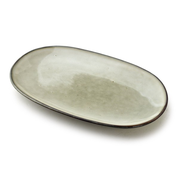 Овальне блюдо BASIC NATURE 31x18 см