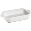 Prostokątny półmisek Staub COOKING (1,1 l, biały)