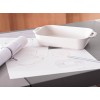 Prostokątny półmisek Staub COOKING (1,1 l, biały)