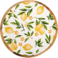 Talerz ozdobny Mondex 25x1,5 cm (drewno mango)