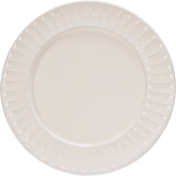 ЕМАЛЬОВАНА ТАРІЛКА 44 СМ БІЛА