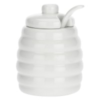 Цукорниця LA PORCELLANA BIANCA MENAGE з кришкою та ложкою