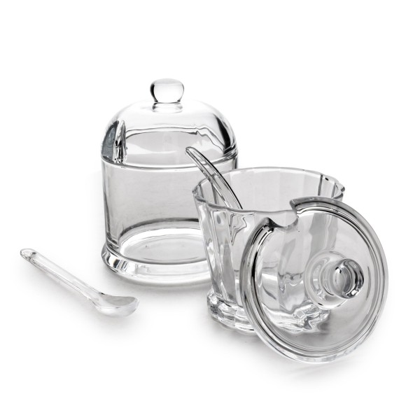 Цукорниця ELISE STRIPES з ложкою 190 мл 8,4x7x12 см