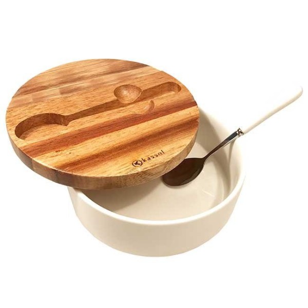 Cukiernica porcelanowa Kassel 93557 (ze łyżeczką)