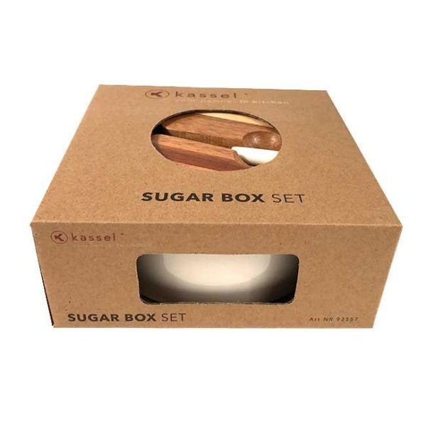 Cukiernica porcelanowa Kassel 93557 (ze łyżeczką)