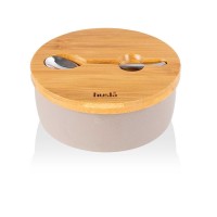 КЕРАМІЧНА ЦУКОРНИЦЯ З ЛОЖКОЮ HUSLA HYGGE