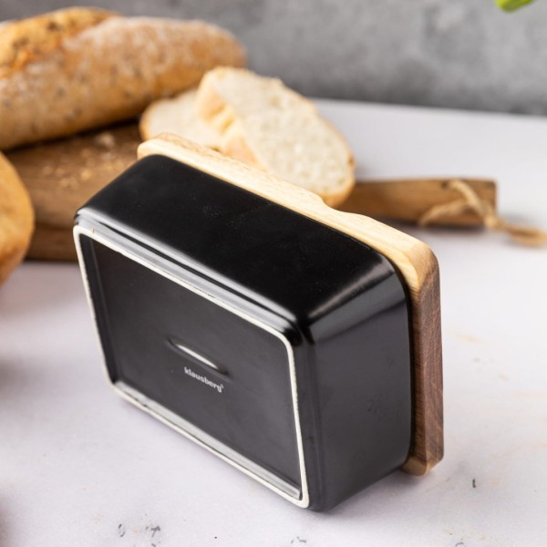 Maselnica porcelanowa Klausberg KB-7784 (akacja)