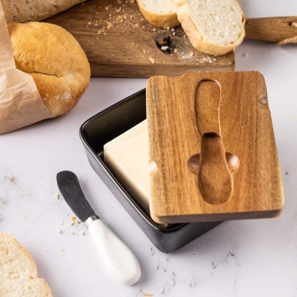 Maselnica porcelanowa Klausberg KB-7784 (akacja)