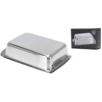 МАСЛЕННИЦЯ З НЕРЖАВІЮЧОЇ СТАЛІ 16x10x4,5 см