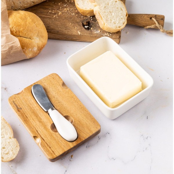 Maselnica porcelanowa Klausberg KB-7785 (z nożykiem)