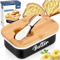 Maselnica do masła VILDE 139516 (metalowa, biała)