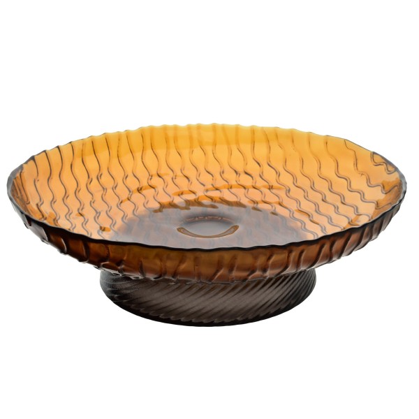 DAZ GLASS Patera na nodze 29,5x29,5x8,5cm