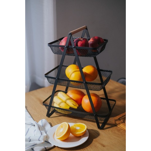 Koszyk piętrowy na owoce Brunbeste BB-3434 (3 poziomy)