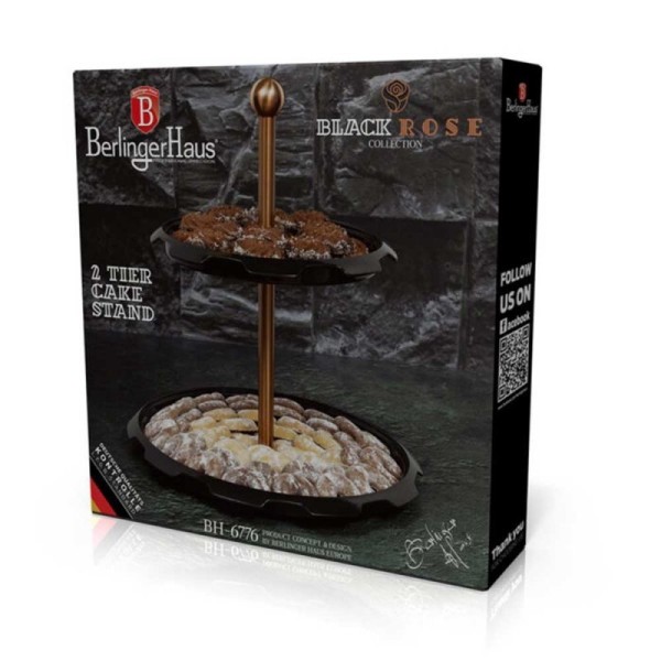 Patera dwupoziomowa Berlinger haus BH-6776 (na ciasta i przekąski)