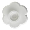 Декоративна тарілка DAZ 30x30x8 см квітка біла