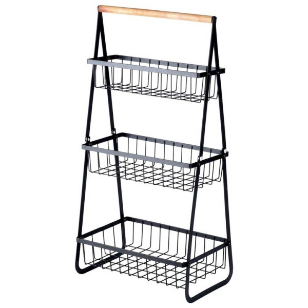 Koszyk piętrowy na owoce i pieczywo VILDE 229156 (3 poziomy)