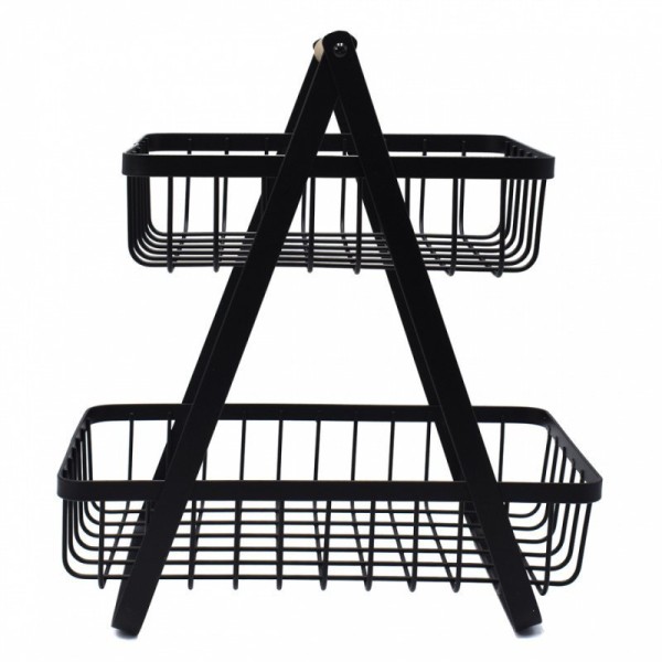 Koszyk piętrowy do serwowania owoców i przypraw Brunbeste 3063 (metalowy)