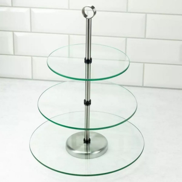 Patera szklana Kinghoff KH-4016 (3 poziomy)