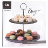 Підставка для торта для фруктів та кексів, кам'яна, 2-ярусна, 23 см, EXCELLENT HOUSEWARE 139313