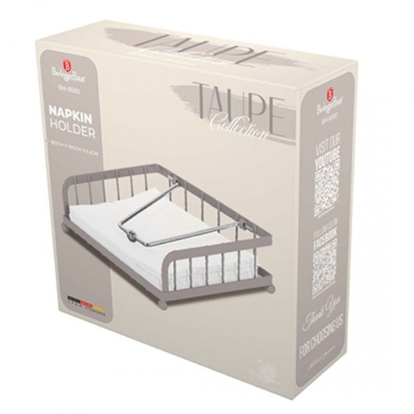 Serwetnik z dociskiem Berlinger haus BH-8592 (taupe)