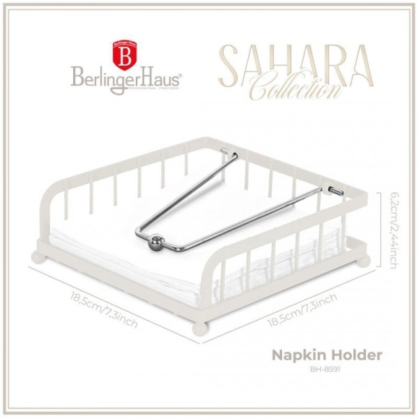 ТРИМАЧ ДЛЯ СЕРВЕТОК З ПРЕСАМИ BERLINGER HAUS BH-8591 SAHARA