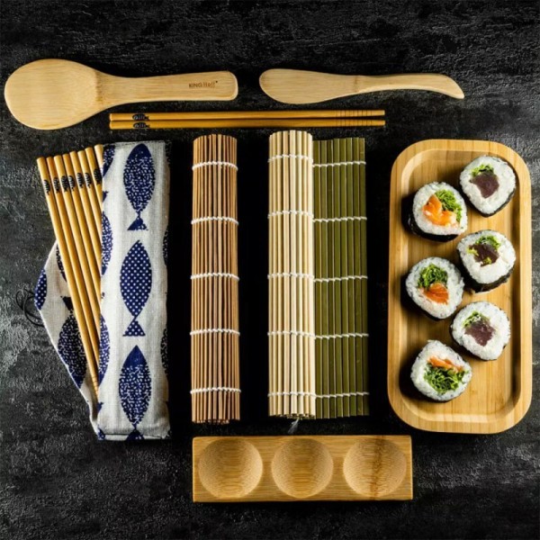 Zestaw do robienia i podawania sushi Kinghoff KH-1704 (8 elementów)