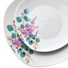 LEA LAVENDER Komplet obiadowy 16cz. kubek 370ml/miska 500ml 17/19,5/25,5cm