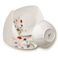 LEA LIGHT Komplet obiadowy 18części miska 16,5cm 500ml/18cm/24cm