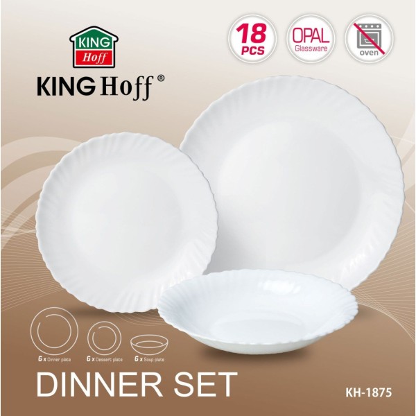 Serwis obiadowy Kinghoff KH-1875 (18 elementów)