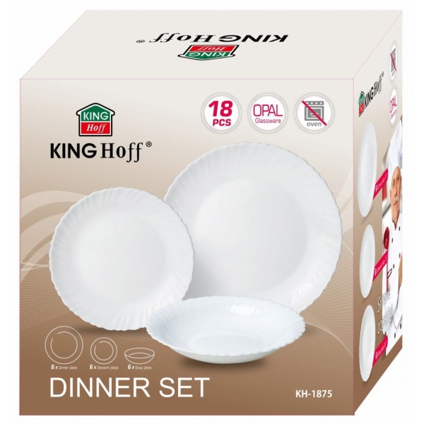 Serwis obiadowy Kinghoff KH-1875 (18 elementów)
