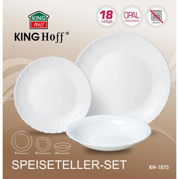 Serwis obiadowy Kinghoff KH-1875 (18 elementów)