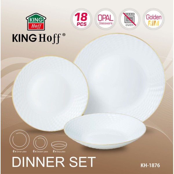 Serwis obiadowy Kinghoff KH-1876 (18 elementów)