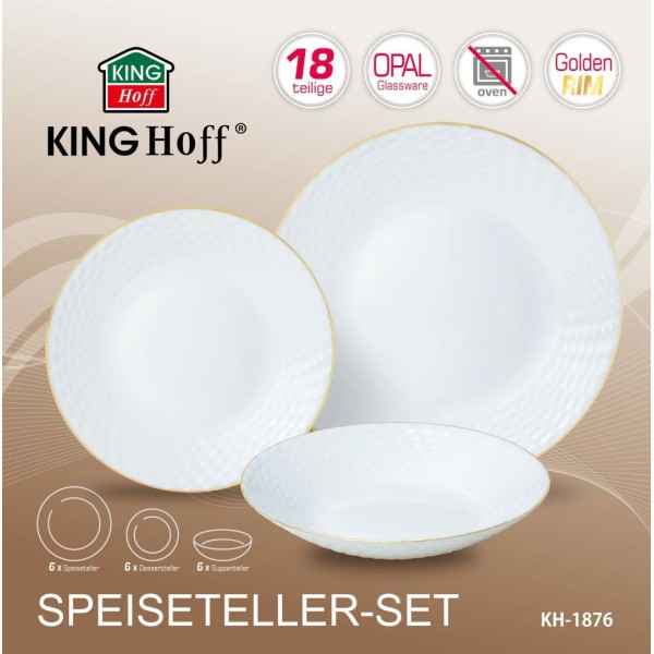 Serwis obiadowy Kinghoff KH-1876 (18 elementów)